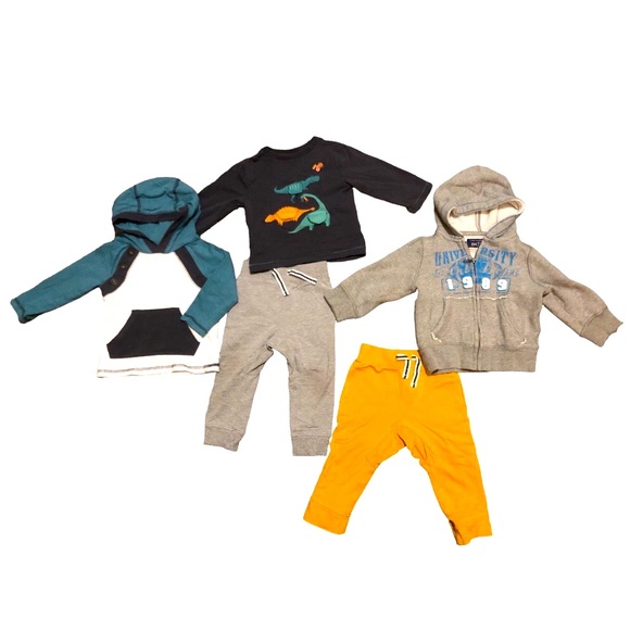 Tommy Bahama & Children's Place Bundle of 18m matching set w Zip-up jacket - Picture 1 of 11